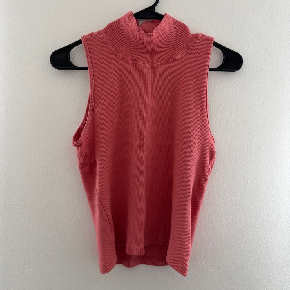 Big Bud Press Sleeveless Turtleneck (Pink) - NWOT Size M